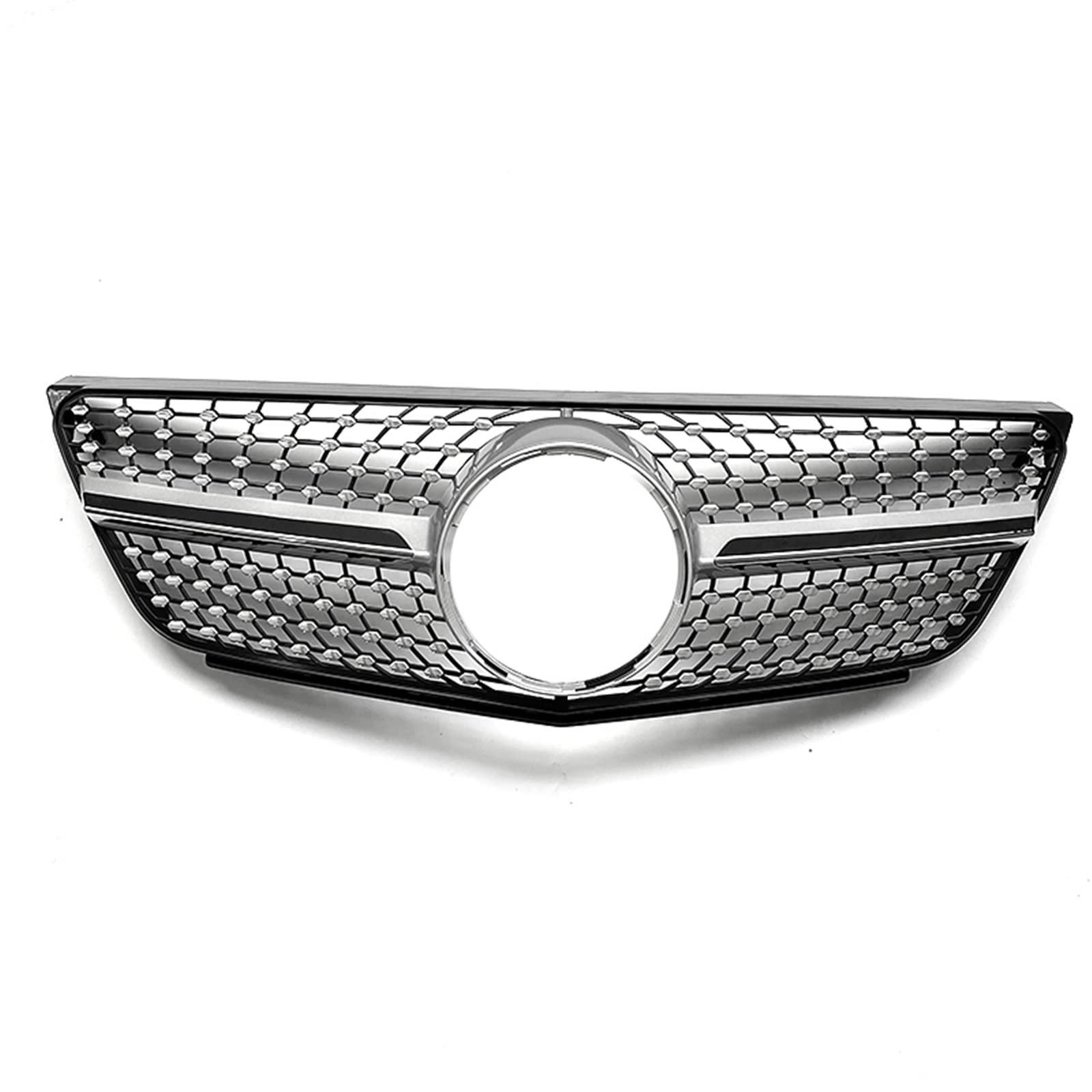 PUNICS Frontgrill Kompatibel Mit Mercedes Für Benz Für W245 B160 B180 B200 B-Klasse 2008 2009 2010 2011. Frontgrillgitter, Kühlergrill, Obere Stoßstangenhaube, Lüftungsgitter von PUNICS