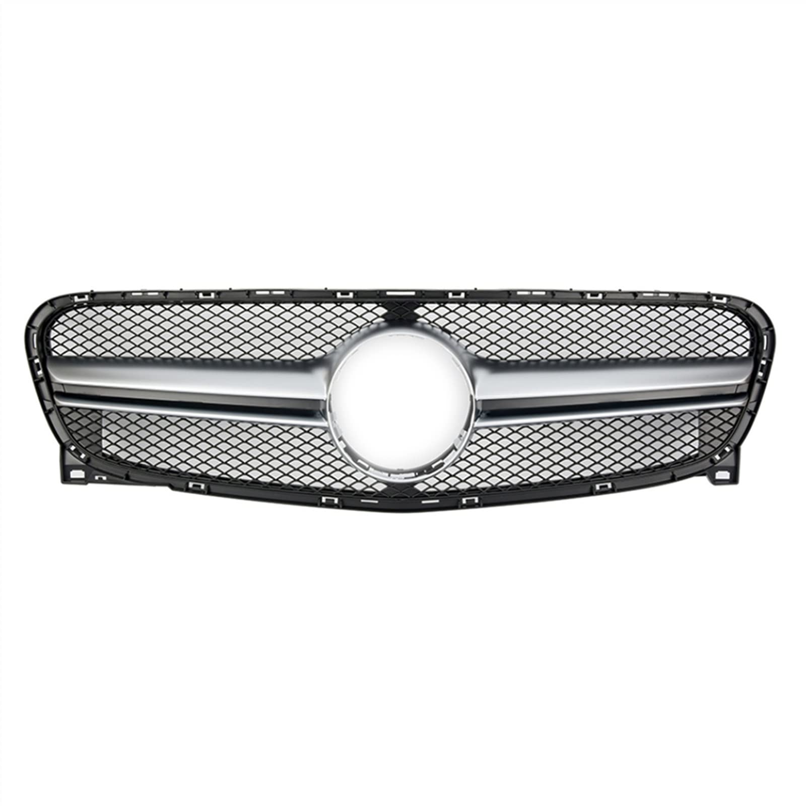 PUNICS Frontgrill Kompatibel Mit Mercedes Für Benz Für X156 AMG GLA180 GLA200 GLA250 GLA-Klasse 2014 2015 2016. Frontgrill, Obere Stoßstange, Haube, Netzgitter(2) von PUNICS