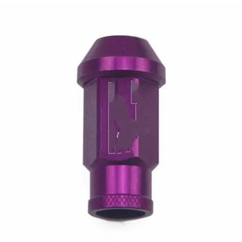 PUNICS Kompatibel Mit Acura Für Civic Für Integra Radmuttern M12x1,5 52MM Radschrauben 20PCS Autoteile Radnabenmuttern(Purple,M12x1.25) von PUNICS