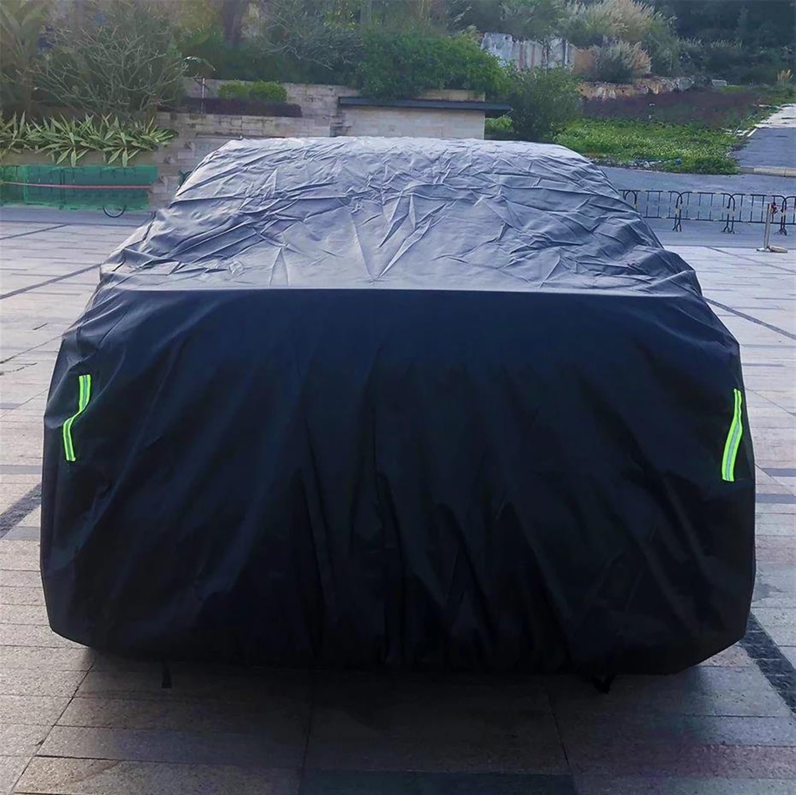 PUNICS Vollgarage Autoplane Universal SUV Limousine Volle Auto Abdeckung Wasserdicht Anti Schnee Abdeckung Sonnenschutz Auto Außen Styling Markise Schützende Volle Outdoor Auto Äußere(XL) von PUNICS