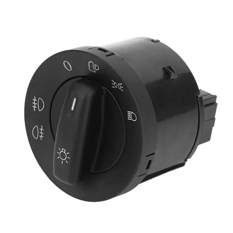 PUNICS scheinwerferschalter lichtsensor Kompatibel Mit VW Für EOS 1F7 1F8 2007 2008 2009 2010 2011 2012 Für Golf V 1K1 2004–2008 Auto-Scheinwerferschalter, Lampenknopf-Steuerschalter 1K0941431N von PUNICS