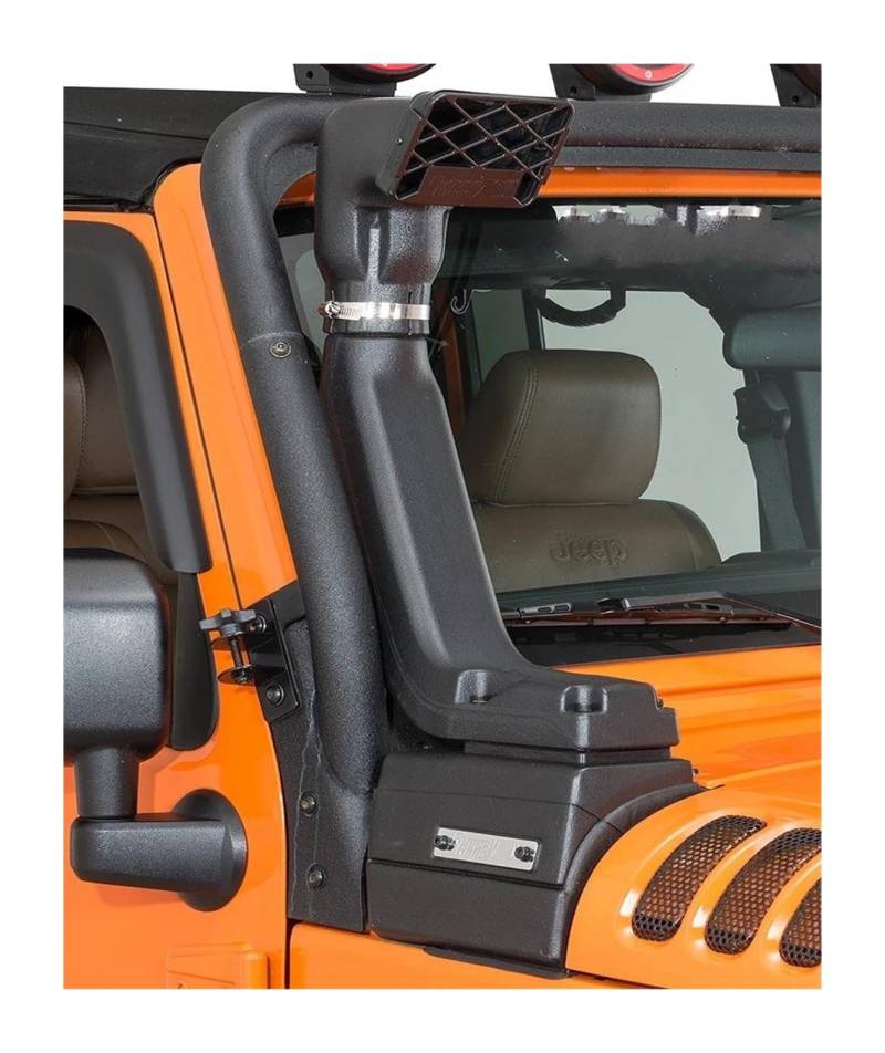 Ansaugrohr Für Wrangler JK 2007-2017 2016 2015 2014 2013 2012 2011 2010 2009 2008 Schnorchel Kit RR Stil 4 * 4 ABS High Low System Komplette Lufteinlass Auto Ansaugschlauch von PUQWRIM