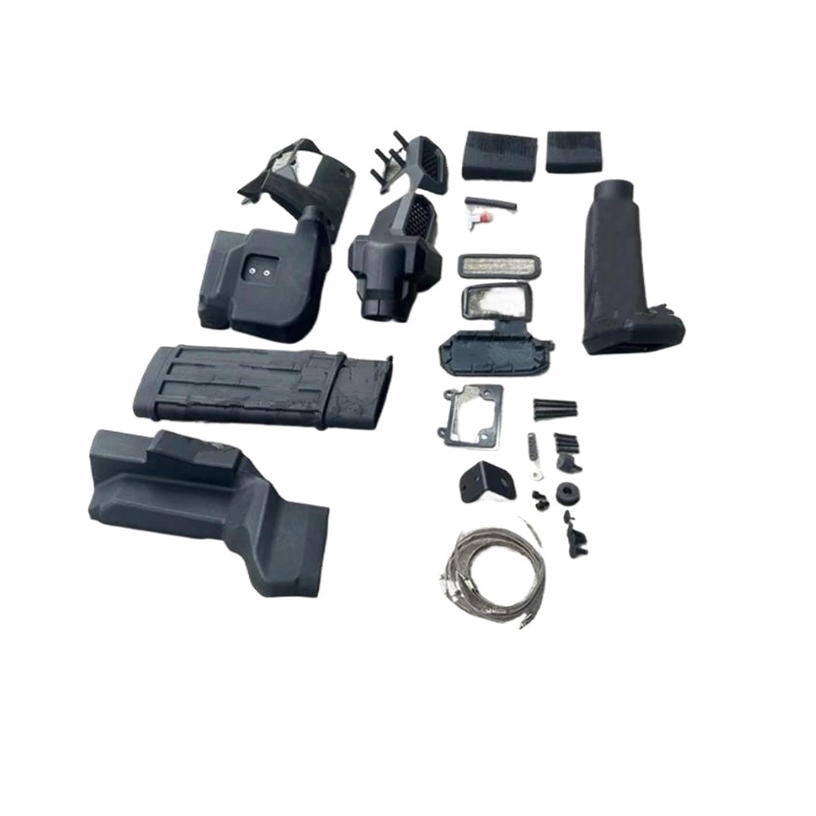 Ansaugrohr Für Wrangler JL Für Gladiator JT 2018 2021 Aftermarket Ersatzteile Seite Low Mount 4x4 Schnorchel Kit Auto Ansaugschlauch von PUQWRIM