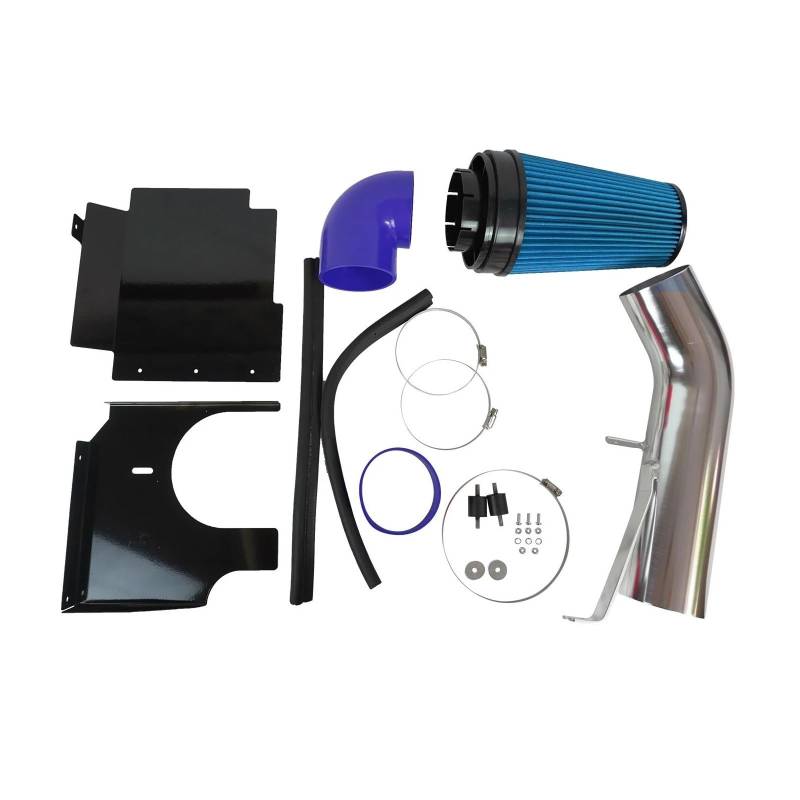 Ansaugrohr High Flow Kaltluftansaugrohr-Kit Für V8 Für Cadillac Für Escalade Für Chevrolet Avalanche Für Silverado Für Suburban Für Tahoe Auto Ansaugschlauch(Blau) von PUQWRIM