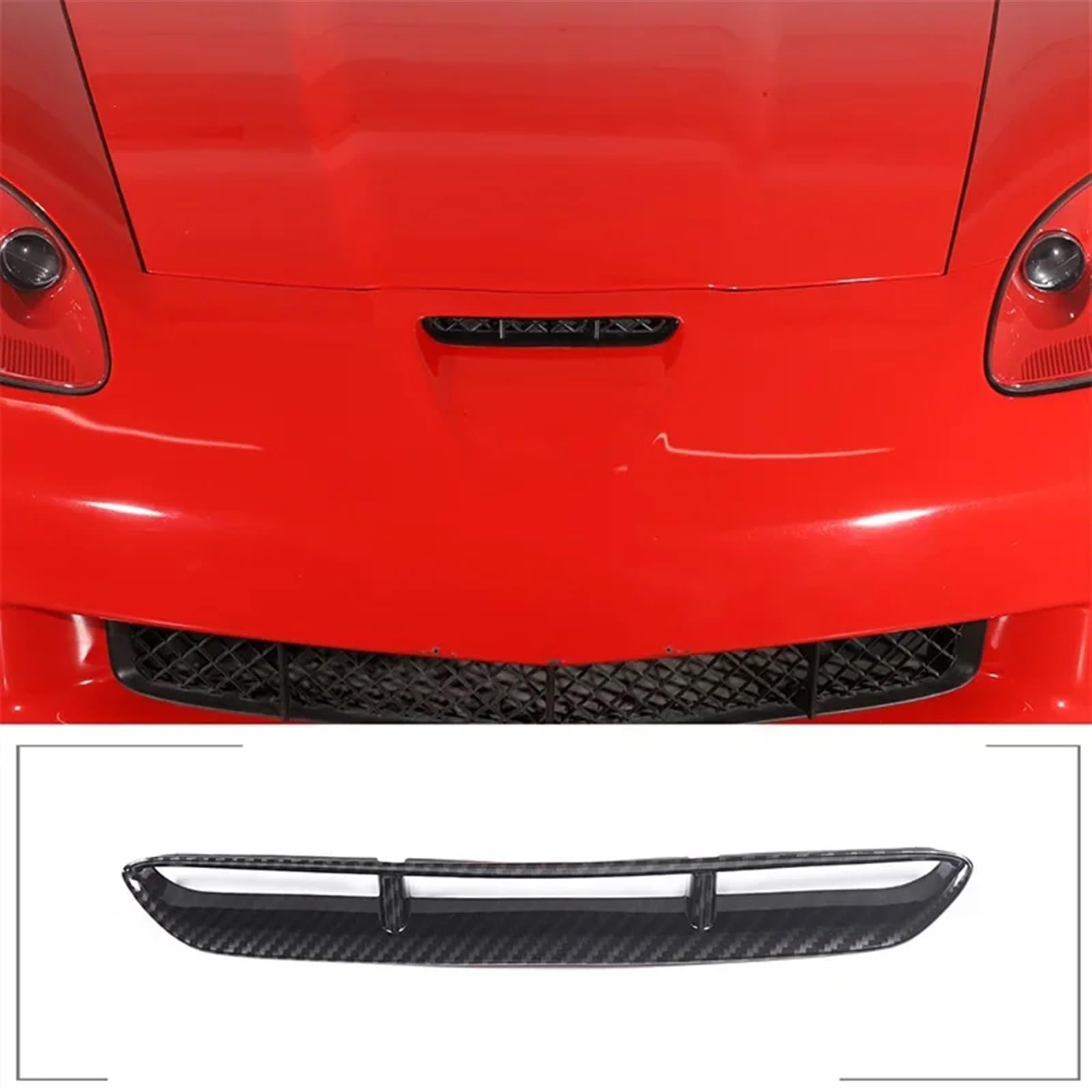 Automobilinnenraum Für Chevrolet Für Corvette Für C6 2005 2006 2007 2008 2009 2010 2011 2012 2013 Auto Glas Lift Rahmen Armlehne Box Schutzhülle Aufkleber Auto Zubehör Innenverkleidung Mittelkonsole(1 von PUQWRIM