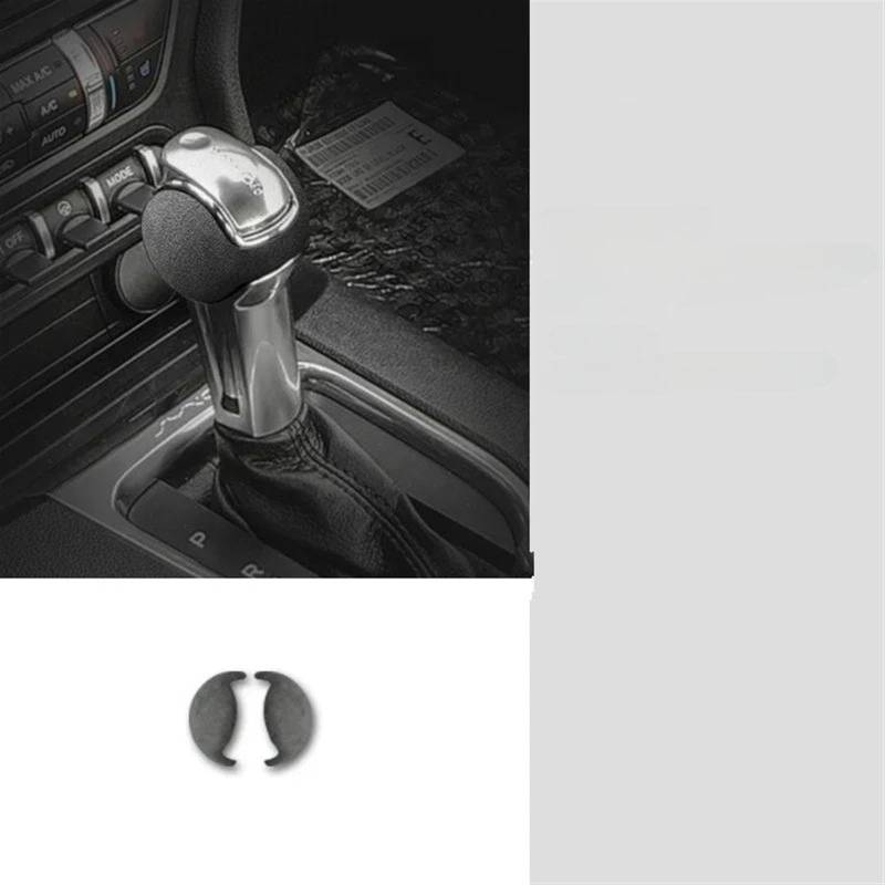 Automobilinnenraum Für Ford Für Mustang 2015 2016 2017 2018 2019 2020-2023 Auto Mittelkonsole Armlehne Box Deckel Panel Schaltknauf Abdeckung Lenkrad Trim Aufkleber Innenverkleidung Mittelkonsole(Car von PUQWRIM