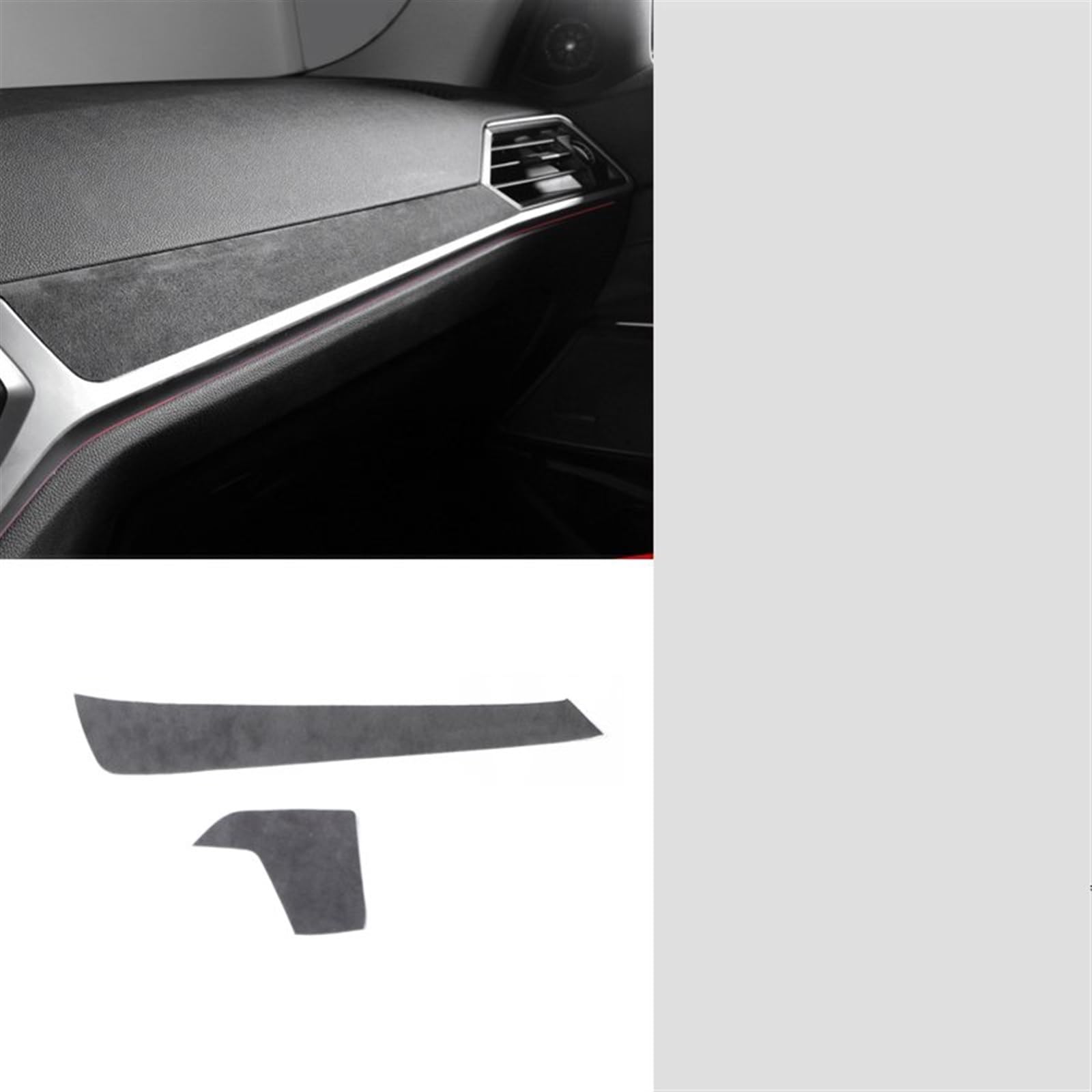 Automobilinnenraum Für G20 Für G28 Für G23 Für Serie 3 4 2020 Center Konsole Schaltknauf Panel Abdeckung Trim Set Aufkleber Auto Innen Zubehör Innenverkleidung Mittelkonsole(Dashboard LHD) von PUQWRIM