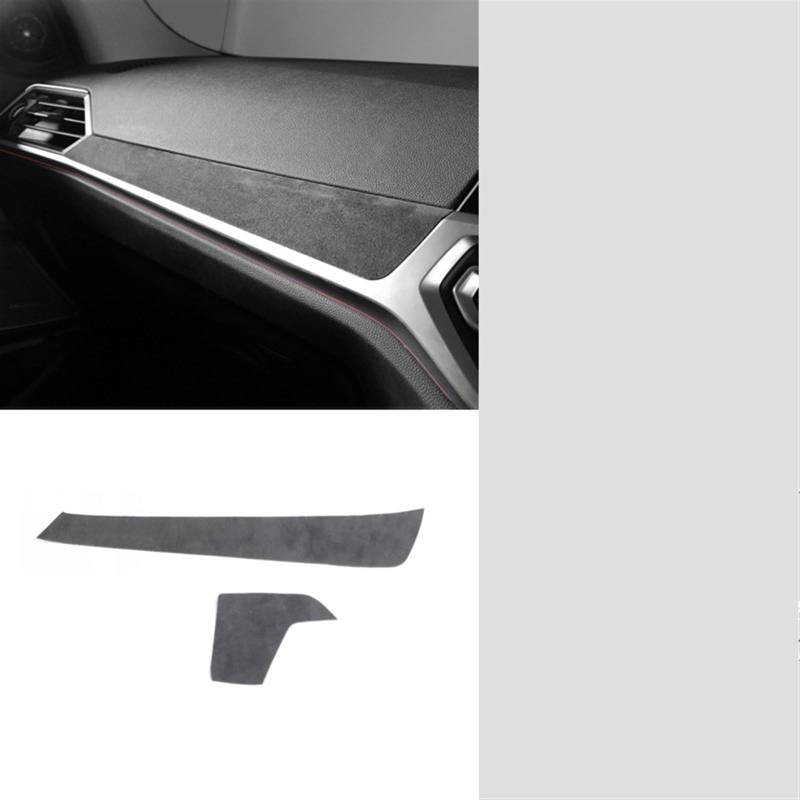 Automobilinnenraum Für G20 Für G28 Für G23 Für Serie 3 4 2020 Center Konsole Schaltknauf Panel Abdeckung Trim Set Aufkleber Auto Innen Zubehör Innenverkleidung Mittelkonsole(Dashboard RHD) von PUQWRIM