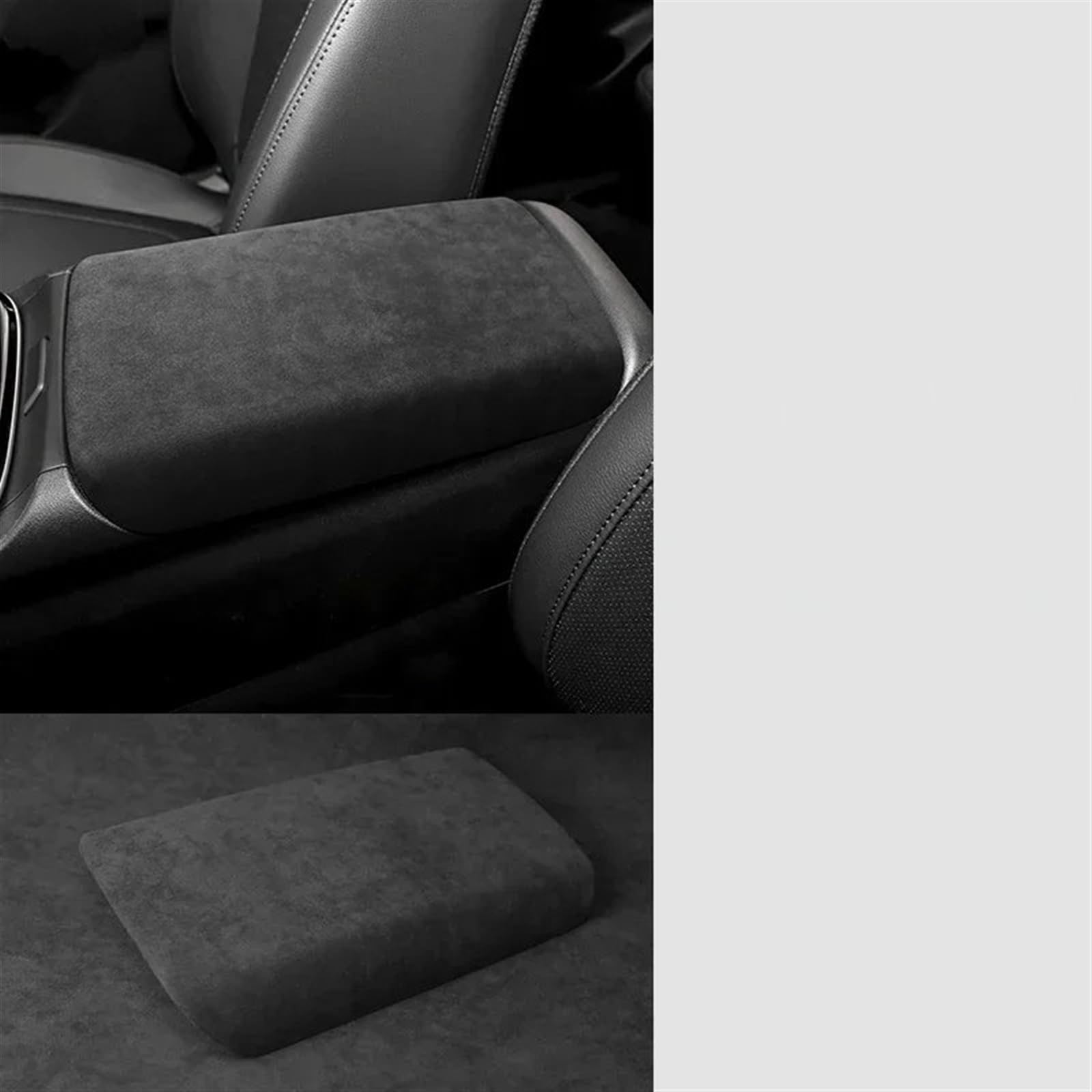 Automobilinnenraum Für Hyundai Für Tucson 2019 2021 2022 2023 Auto Armlehne Lagerung Box Panel Pad Abdeckung Center Konsole Box Deckel Innen Trim Innenverkleidung Mittelkonsole(A Black) von PUQWRIM