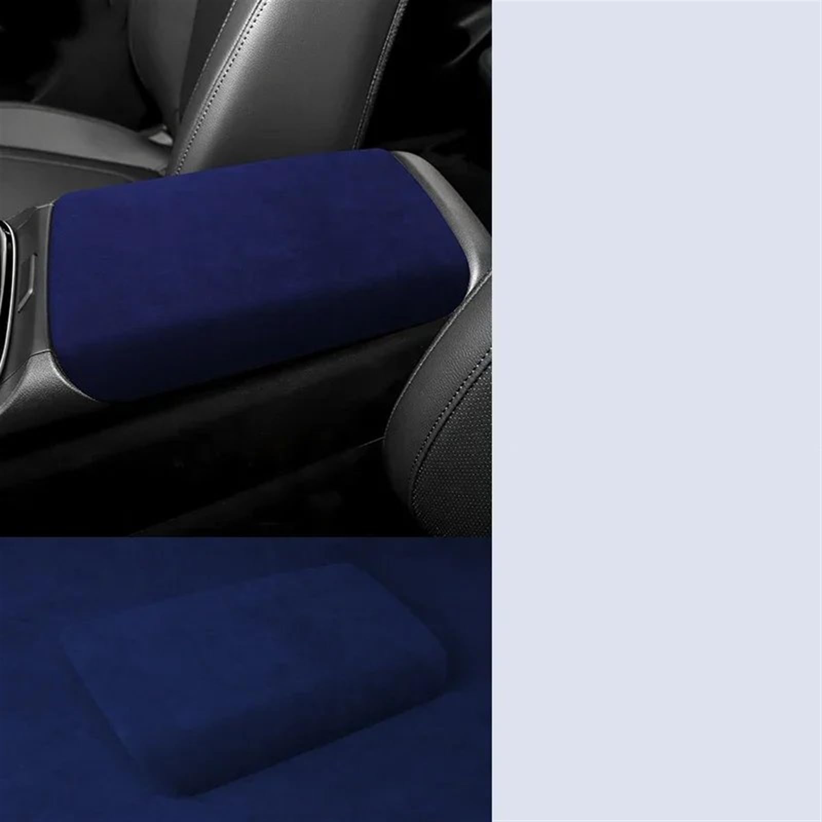 Automobilinnenraum Für Hyundai Für Tucson 2019 2021 2022 2023 Auto Armlehne Lagerung Box Panel Pad Abdeckung Center Konsole Box Deckel Innen Trim Innenverkleidung Mittelkonsole(A Blue) von PUQWRIM