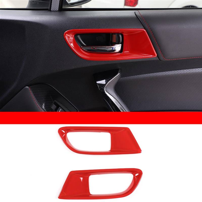 Automobilinnenraum Für Subaru Für BRZ 2012 2013 2014 2015 2016 2017 2018 2019 2020 ABS Auto Innen Zubehör Schalthebel Tasse Halter Klimaanlage Trim Aufkleber Innenverkleidung Mittelkonsole(2) von PUQWRIM