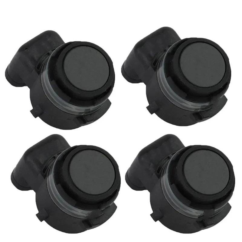 Parksensor Für Dodge Für Chrysler 6YD85TRMAA 6YD85TRMABA 6MK25TZZAA PDC Parkplatz Sensor Auto Parken Sensor System(4PCS Black) von PUQWRIM