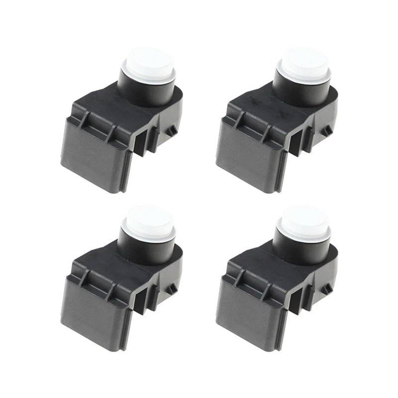 Parksensor Für Hyundai Für Kia 95720-G6100 95720G6100 Auto Zubehör 3 Farbe 4PCS PDC Parkplatz Sensor Auto Parken Sensor System(Weiß) von PUQWRIM