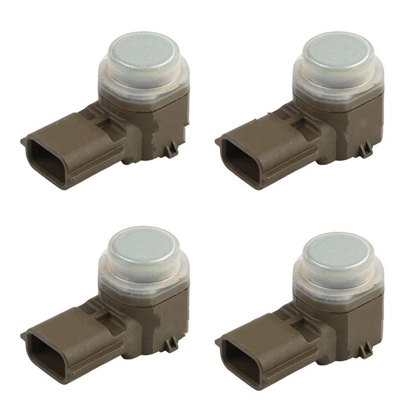 Parksensor Für Nissan Für Infiniti Auto Zubehör 28438-5SA0B 284385SA0B Auto PDC Parkplatz Sensor Auto Parken Sensor System(4pcs Sliver) von PUQWRIM