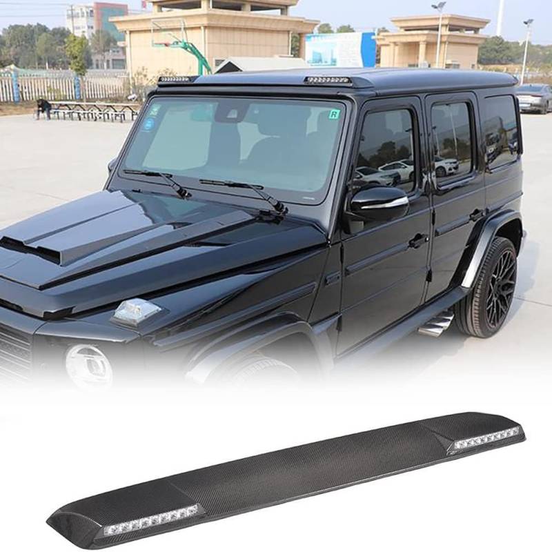 Auto Heckspoiler Heckflügel für M-ercedes-Benz G Class W464 G550 AMG 2019-2021, Heckflügel Spoiler Kohlefaser Kratzfeste Bodykits Heckflügel Spoiler Styling von PURED