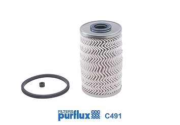 Purflux Kraftstofffilter [Hersteller-Nr. C491] für Nissan, Opel, Renault, Renault Trucks von PURFLUX