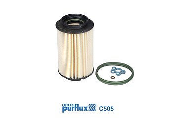 Purflux Kraftstofffilter [Hersteller-Nr. C505] für Audi, Seat, Skoda, VW von PURFLUX