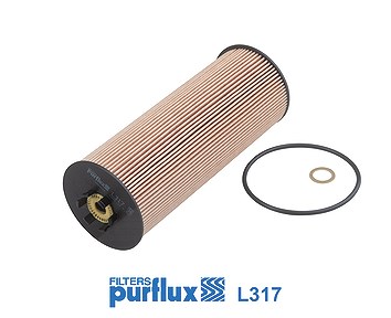 Purflux Ölfilter [Hersteller-Nr. L317] für Audi, Skoda, VW von PURFLUX