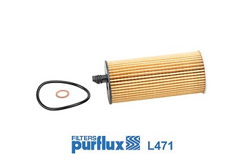 Purflux Ölfilter [Hersteller-Nr. L471] für Alpina, BMW, Mini, Toyota von PURFLUX