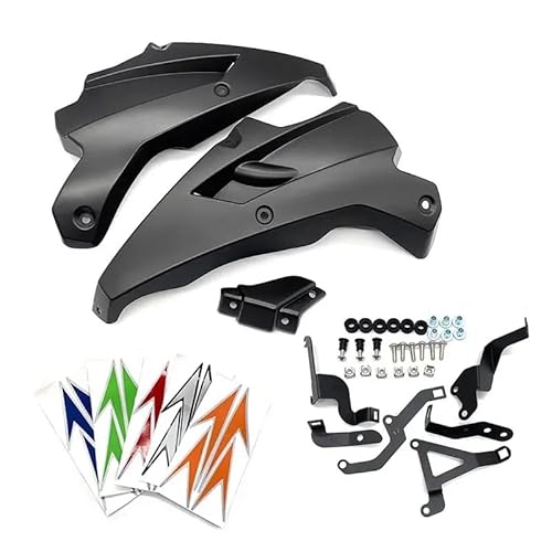 PUSAPA Passend Compatible with Z900 ZR900 Z 900 ZR 900 2017 18 19 Motorrad-Bauchpfanne, Motorspoiler, untere Verkleidung, Karosserierahmen-Panel-Schutz(Matte Black) von PUSAPA