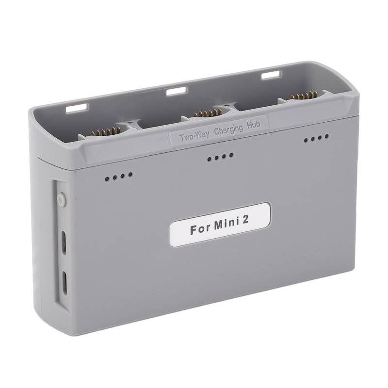 Zwei Wege Akkuladegerät Hub für Mini4K / Mini2 SE/MiniSE Akkus, Ladehub für Mini4K 2 SE, Laden von Drei Akkus, 2 Wege Eingang, 3 Anschlüsse, Drohnen Akkuladegerät Hub von PUSOKEI