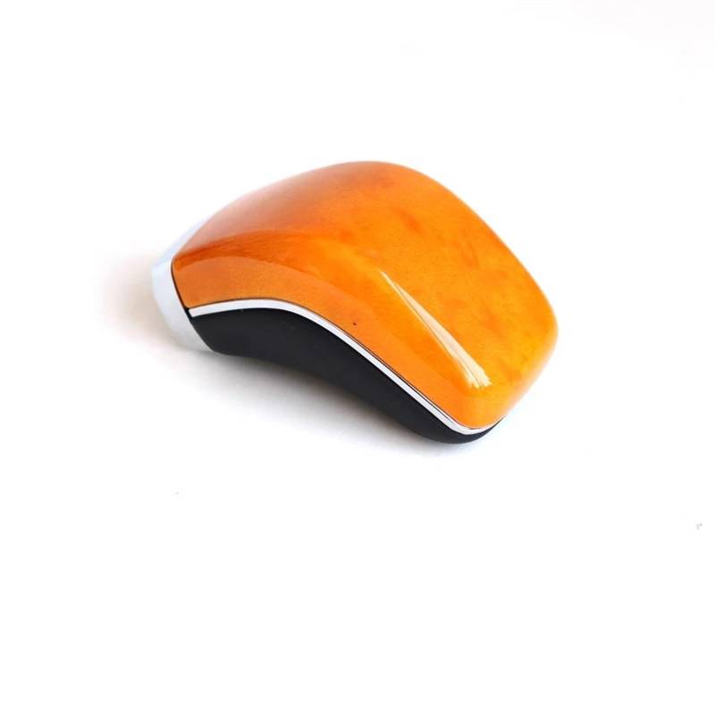 PUXJQ Orange Farbe Leder Auto Schaltknauf Griff Knopf Ball Hebel Für Mark X Für Reiz X 120 2005-2010 von PUXJQ