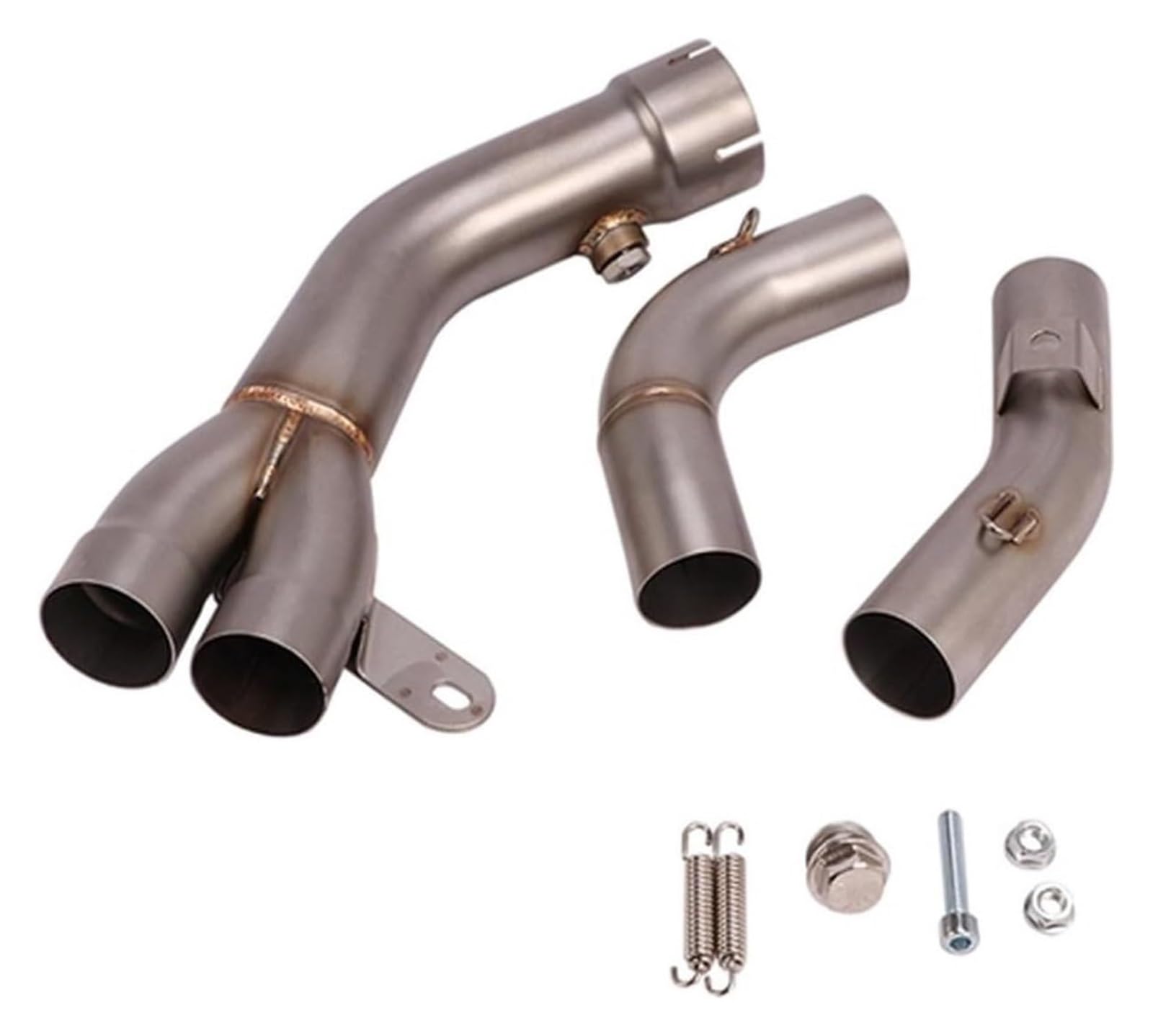 Auspuffrohr Für Y&amaha YZF R1 2009-2014 Motorradauspuff Escape Modified Catalyst Mid Link Pipe Eliminator Enhanced Muffler Auspuffanlage Auspuff(Stainless Steel B) von PVPTNTUVLD