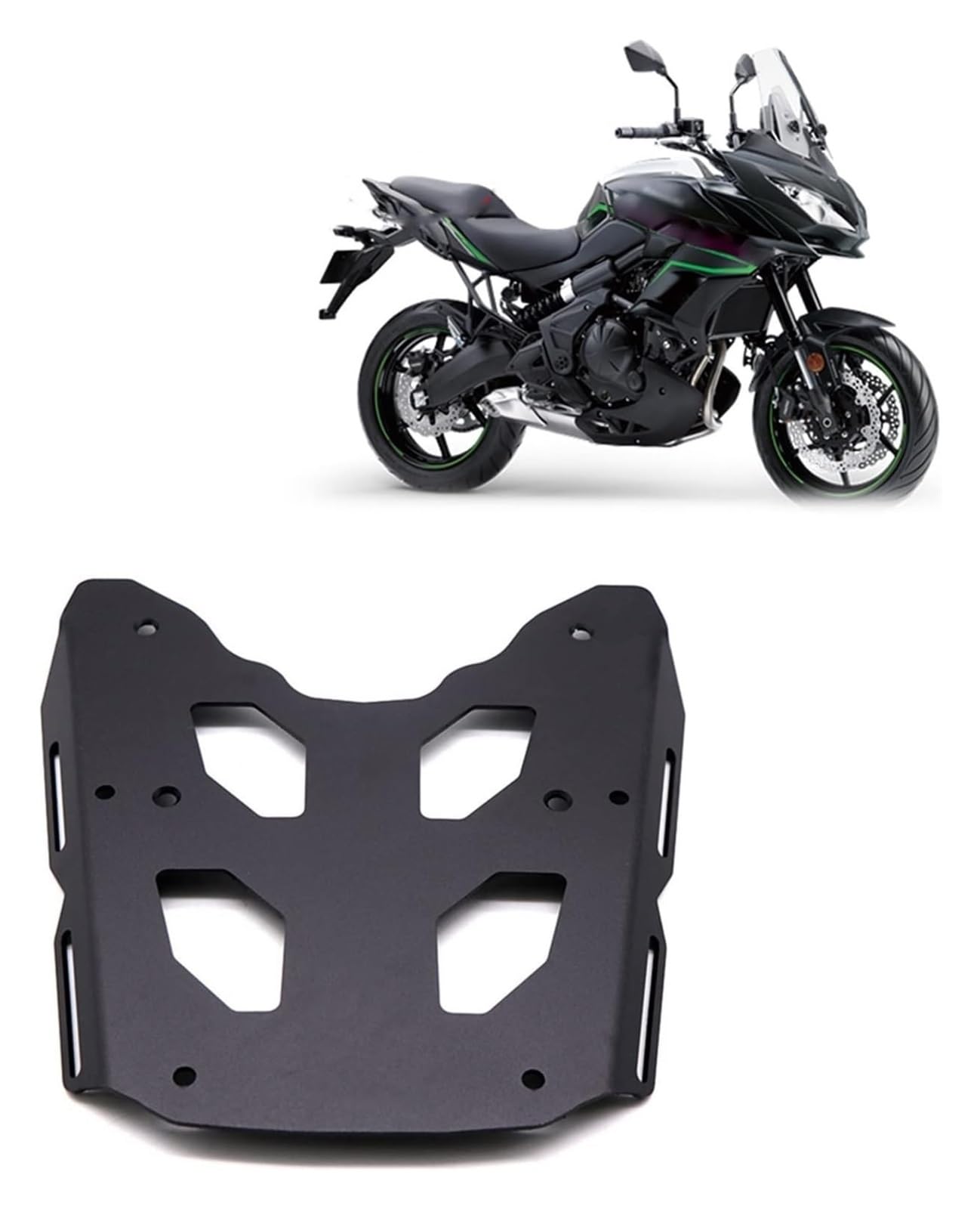 Gepäckträger Für K&awasaki Für V&ersys 650 Für VERSYS650 2015-2020 Motorrad-Heckträger Gepäckablage Halterung Stützheckplatte Gepäckträger Hinten von PVPTNTUVLD