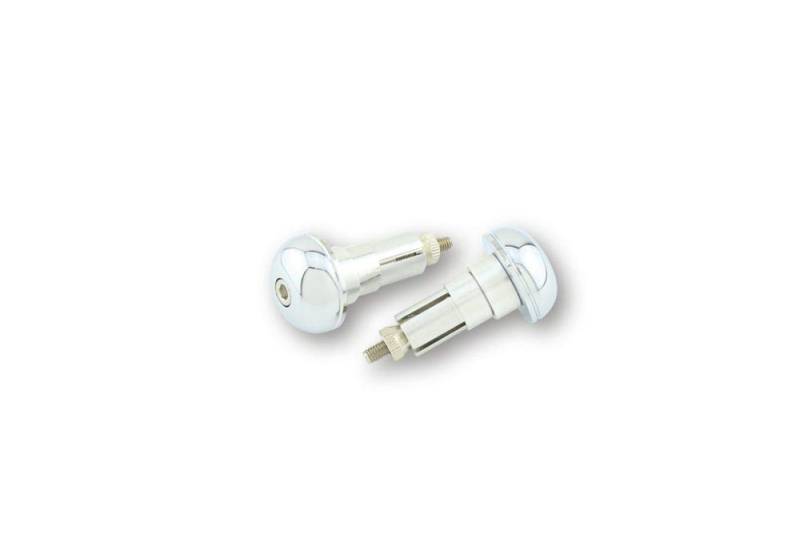 Highsider Lenkerendenpaar für 12-22mm Alu CLASSIC chrom von PW