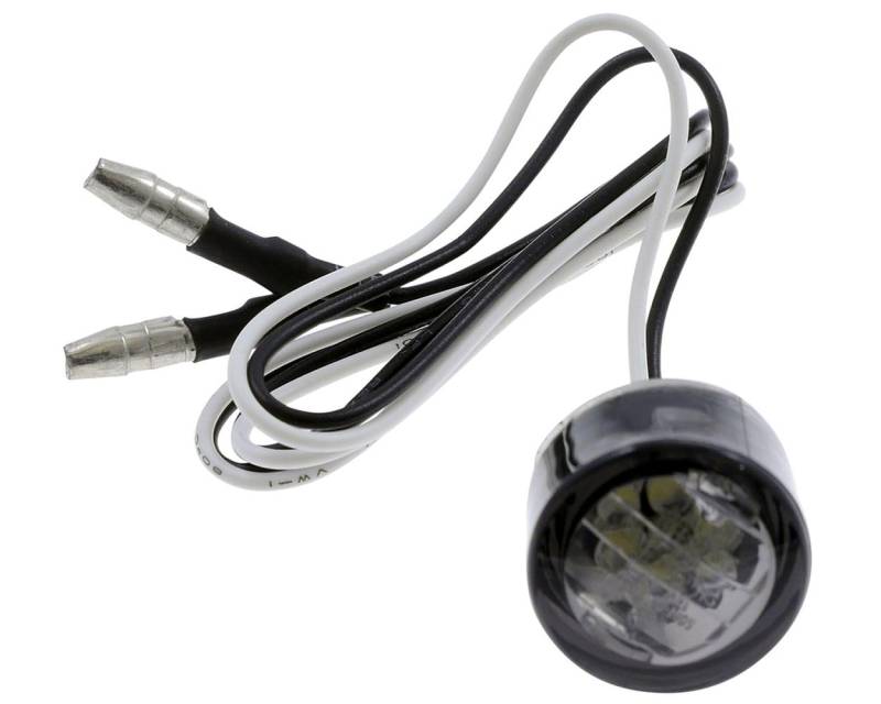 Standlicht Mini Motorrad LED Shin YO, MICRO PIN zum Einbau, getöntes Glas, 18x13 von PW