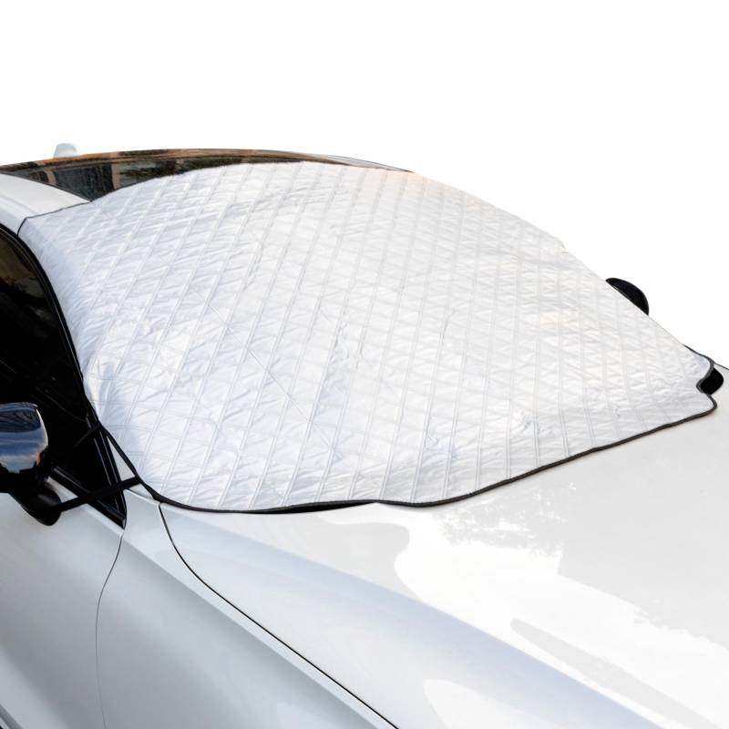 +PWR Car Parts Magnetic Outdoor Sunshade Winter & Sommer 193 x 126 cm Silber. Schützt vor EIS, Schnee, Frost, Sonne und Hitze. von +PWR Car Parts