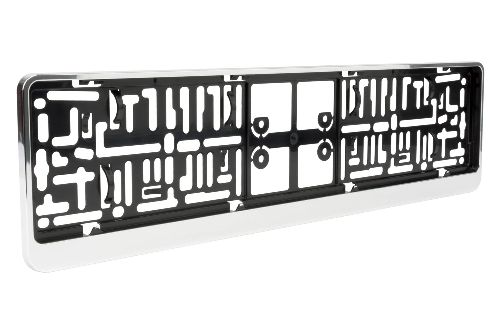 +PWR Car Parts Universal Chrom Kennzeichenhalter. Hergestellt aus hochwertigem ABS. Robust und langlebig. 53 * 14 cm. von +PWR Car Parts