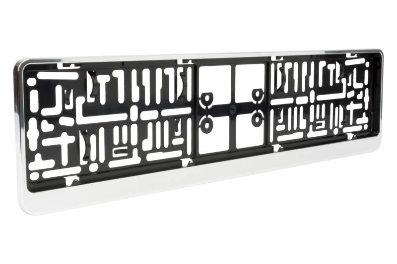 +PWR Car Parts Universal Chrom Kennzeichenhalter. Hergestellt aus hochwertigem ABS. Robust und langlebig. 53 * 14 cm. von +PWR Car Parts