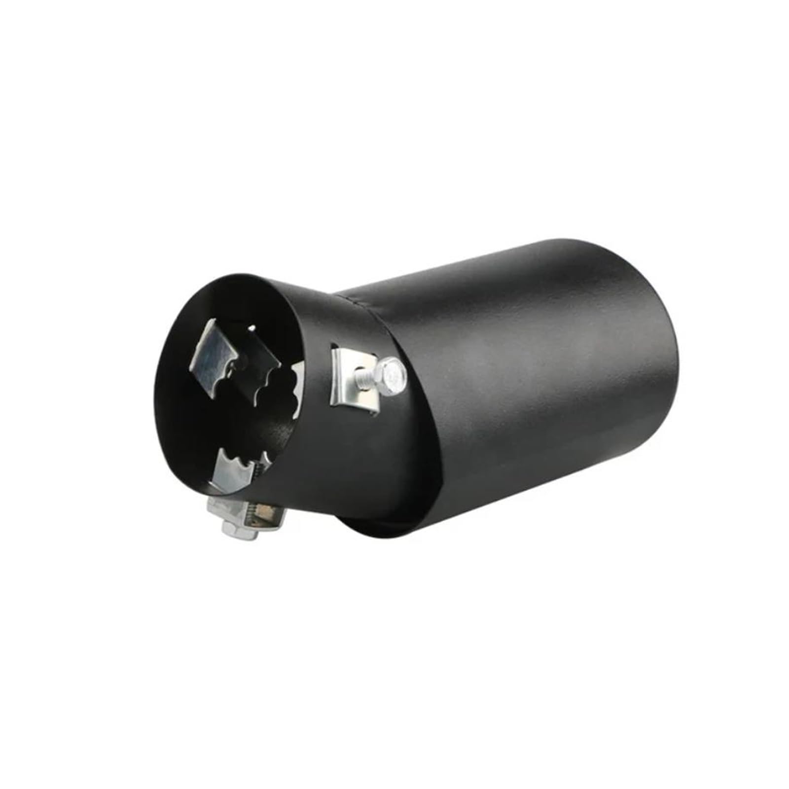 Auto Auto Auspuffrohr Endschalldämpfer Spitze 63mm Düse for Schalldämpfer Auto Auspuff Systeme Schalldämpfer Schwarz Auspuff Tipps Edelstahl Rohr Hinten Schwanz Kehle Endrohr(Black Bay) von PXAMORTEL