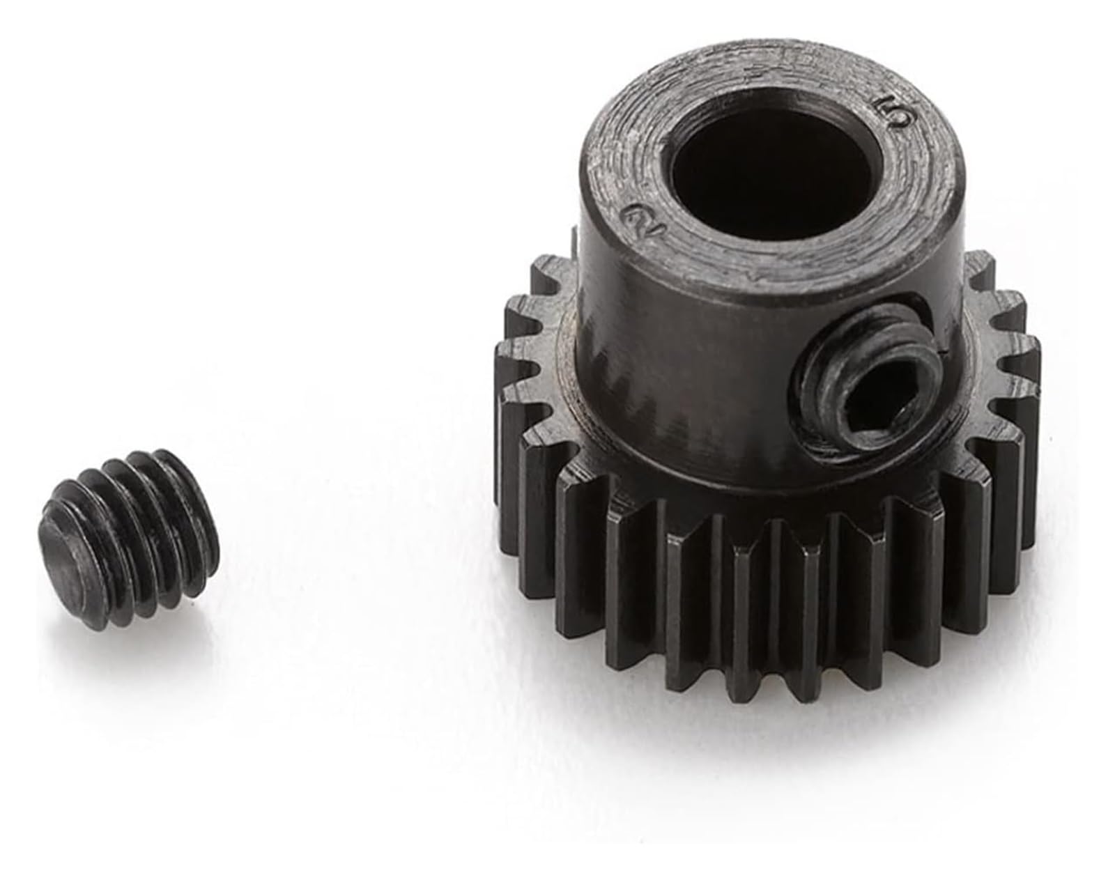 Ritzel Motor Getriebe 1 stücke 48P Spur Gear 23T 21T 25 Zähne Metall Ritzel 5mm Welle Stahl Ritzel for Elektrische Auto Motor Hobby Motor Getriebe gehrung schnecke(21t) von PXAMORTEL