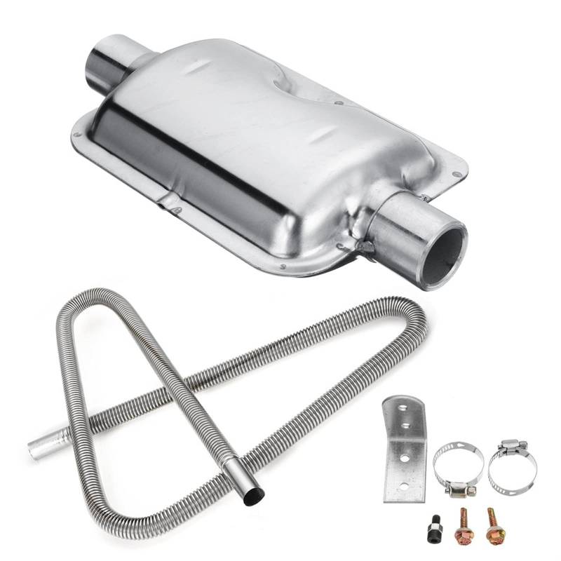 PXQPYMATX 60-300 cm Air Diesel Standheizung Edelstahl Auspuff Rohr Gasentlüftung for Auto LKW Van Boot Air Diesel Heizungen Heizungsteile und Zubehör(60cm) von PXQPYMATX