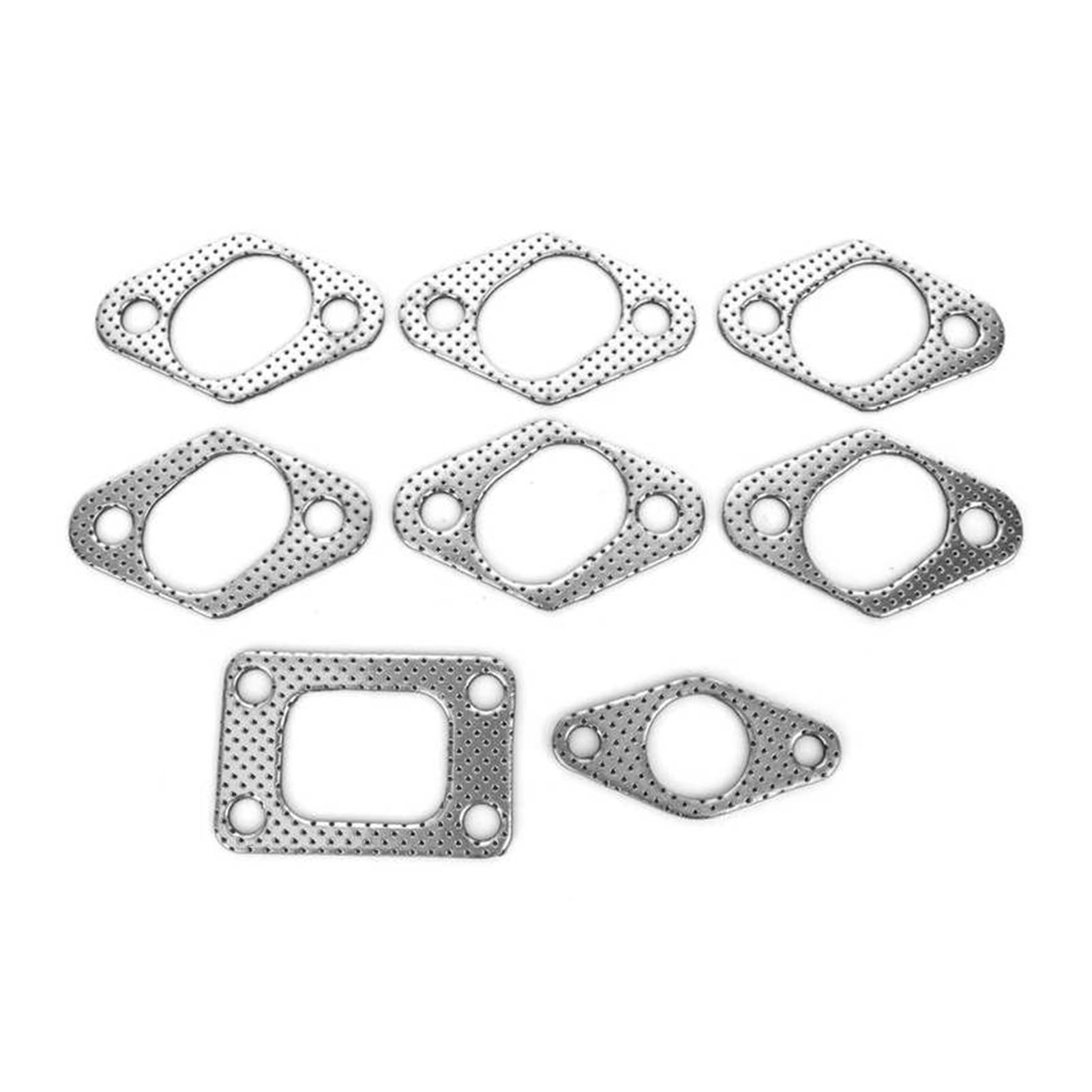 PXQPYMATX 8 stücke Auto Abgaskrümmer Dichtungssatz Kompatibel for Nissan Kompatibel for Skyline R32 RB20DET / R33 Auspuffdichtung von PXQPYMATX