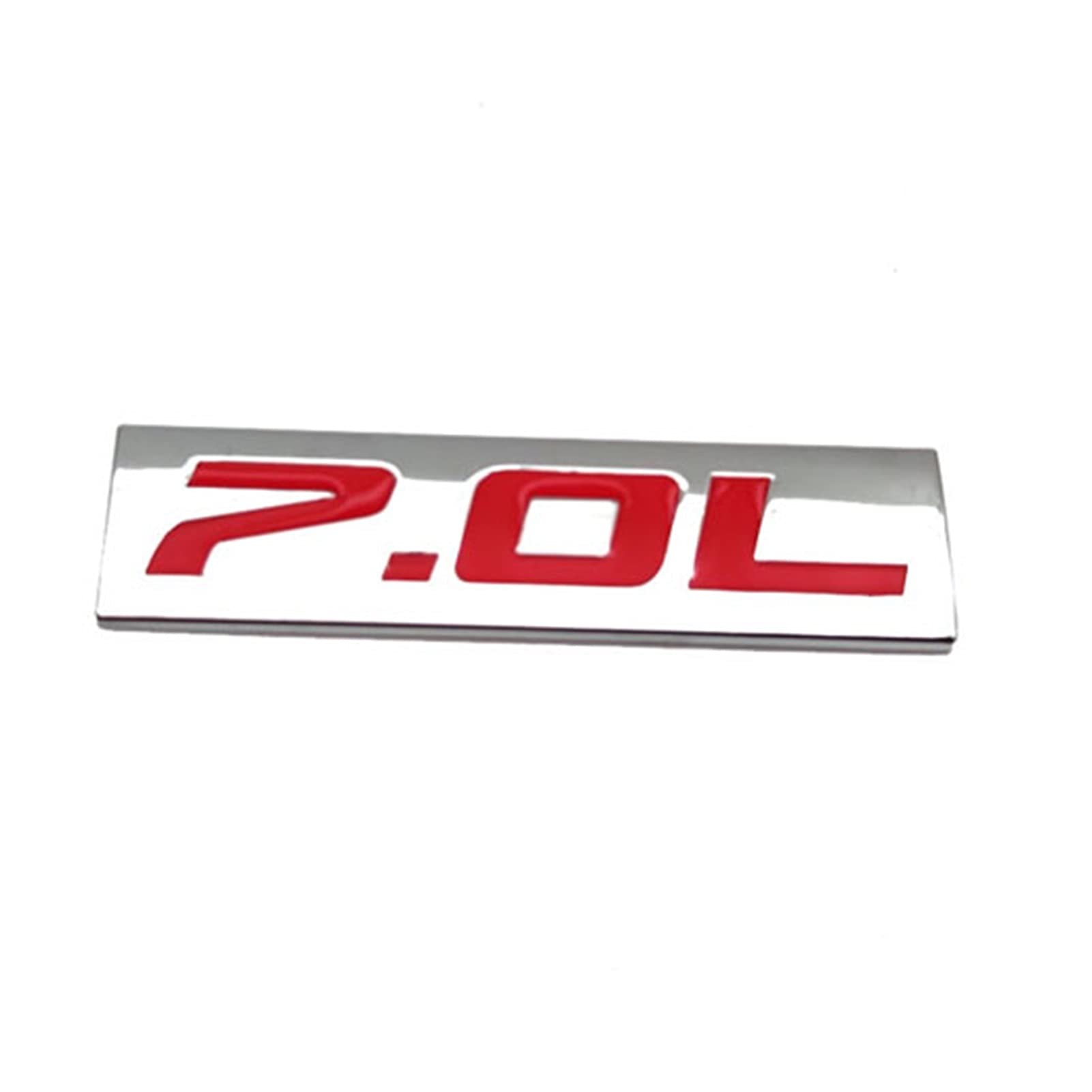 PXQPYMATX Auto Styling 7.0L Emblem Seitenfender Metallabzeichen 3D Aufkleber Aufkleber Zubehör Abzeichen Aufkleber(Silver With R) von PXQPYMATX