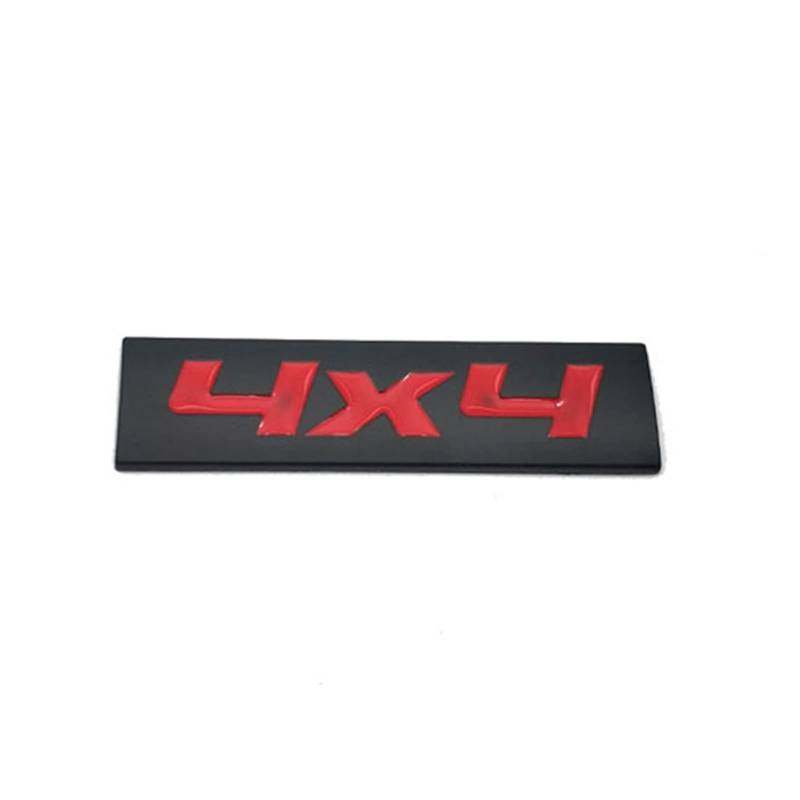 PXQPYMATX Auto Styling Metall 4x4 Logo Emblem Aufkleber Allradantrieb Seite Abzeichen Off Road Aufkleber Autozubehör Abzeichen Aufkleber(B with r) von PXQPYMATX