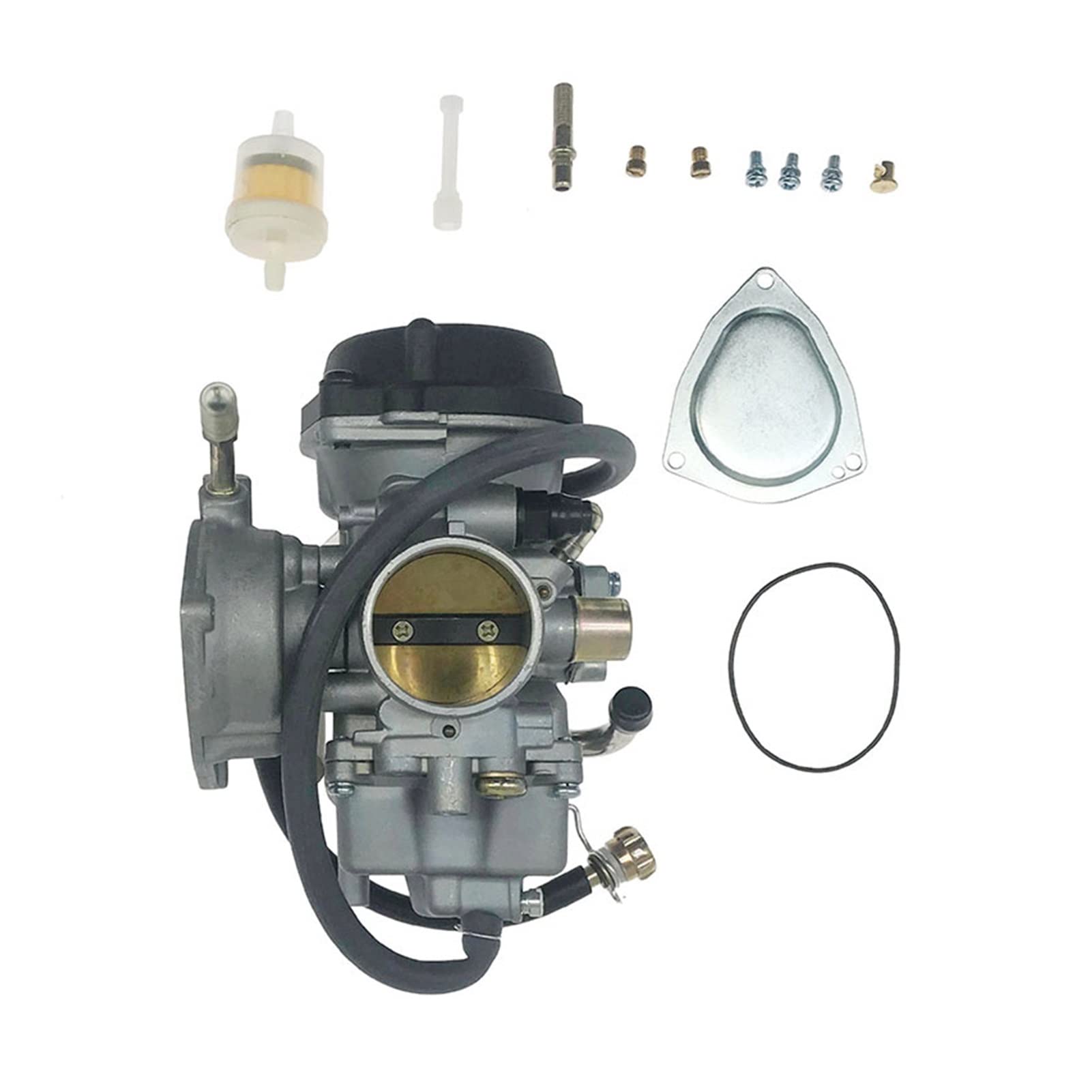 PXQPYMATX Vergaser-Kit for Kraftstoffventil Petcock for Suzuki kompatibel LTZ400 2003 2004 2005 2006 2006 2007 LTZ 400 Kompatibel for Quadsport. EIN FERNSEHER CARB 2004 2005 2006 Vergaser von PXQPYMATX