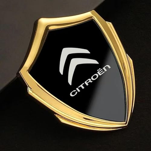 Auto Emblem für Citroen C4 Grand Picasso 2013-2016, Abzeichen Logo Aufkleber 3D Badge Kühlergrill Embleme Kofferraum Heckklappe Buchstaben Logo Abziehbilder Auto Dekoration Zubehör,F von PYANL