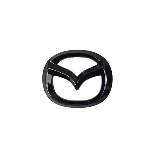 Auto Emblem für Mazda 2 2022 2023, Abzeichen Logo Aufkleber 3D Badge Kühlergrill Embleme Kofferraum Heckklappe Buchstaben Logo Abziehbilder Auto Dekoration Zubehör,Front-A von PYANL