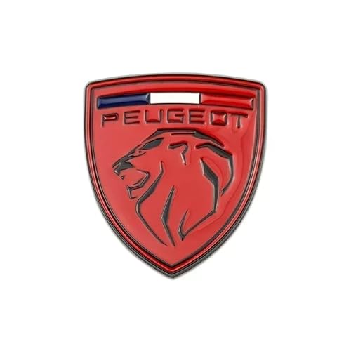 Auto Emblem für Peugeot 108 Hatch 2014-2023, Abzeichen Logo Aufkleber 3D Badge Kühlergrill Embleme Kofferraum Heckklappe Buchstaben Logo Abziehbilder Auto Dekoration Zubehör,A von PYANL