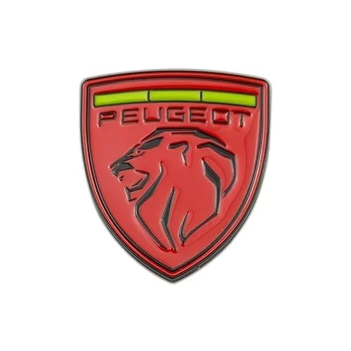 Auto Emblem für Peugeot 2008 2016-2019, Abzeichen Logo Aufkleber 3D Badge Kühlergrill Embleme Kofferraum Heckklappe Buchstaben Logo Abziehbilder Auto Dekoration Zubehör,N von PYANL