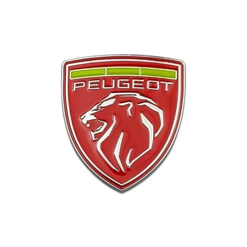 Auto Emblem für Peugeot 207 CC 2009-2015, Abzeichen Logo Aufkleber 3D Badge Kühlergrill Embleme Kofferraum Heckklappe Buchstaben Logo Abziehbilder Auto Dekoration Zubehör,K von PYANL