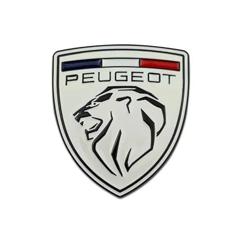 Auto Emblem für Peugeot 208 2023, Abzeichen Logo Aufkleber 3D Badge Kühlergrill Embleme Kofferraum Heckklappe Buchstaben Logo Abziehbilder Auto Dekoration Zubehör,C von PYANL