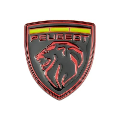 Auto Emblem für Peugeot 5008 2016-2020, Abzeichen Logo Aufkleber 3D Badge Kühlergrill Embleme Kofferraum Heckklappe Buchstaben Logo Abziehbilder Auto Dekoration Zubehör,J von PYANL