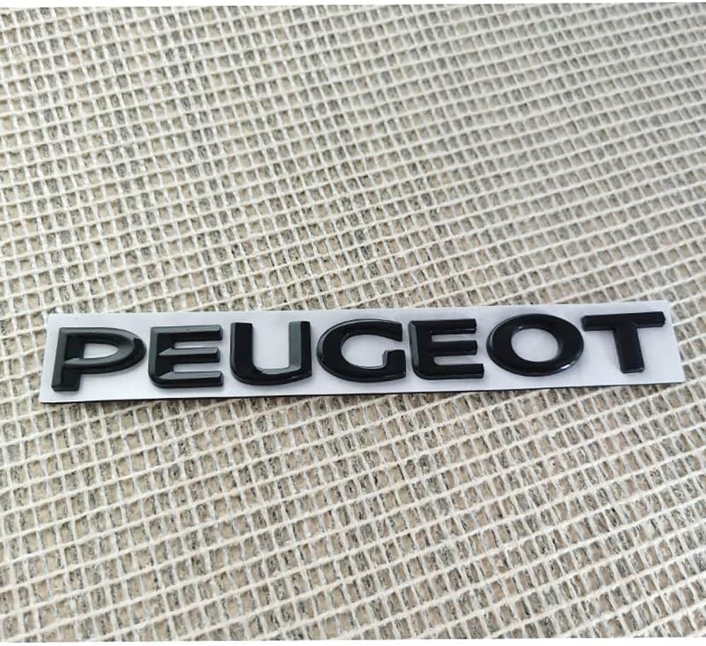 Auto Emblem für Peugeot 508 2014-2018, Abzeichen Logo Aufkleber 3D Badge Kühlergrill Embleme Kofferraum Heckklappe Buchstaben Logo Abziehbilder Auto Dekoration Zubehör,C von PYANL