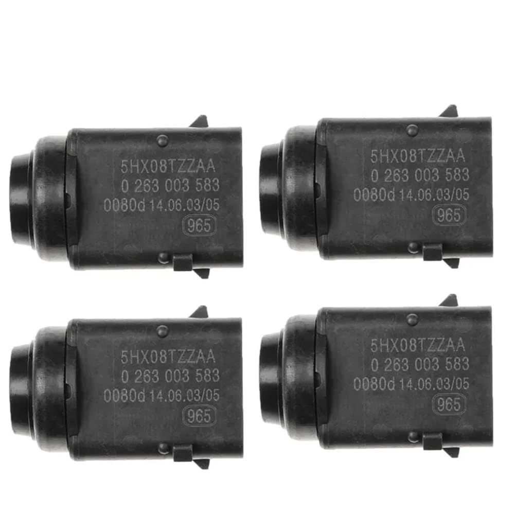 4 PCS PDC Parksensor, Für Chrysler 300C, Für Dodge Charger, Für Jeep Commander 5HX08TZZAA 0263003583 von PYCJNFC