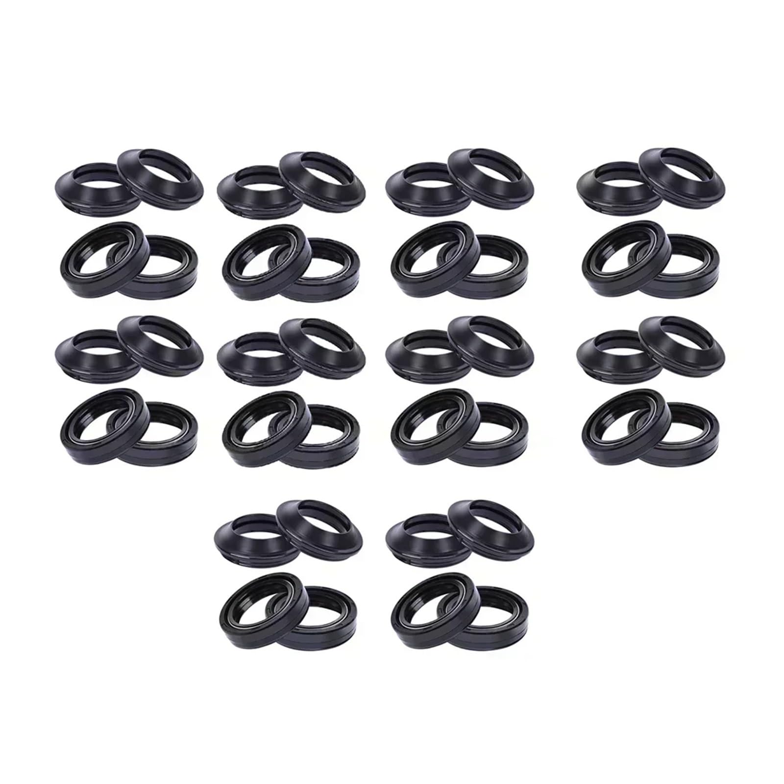 33x46x11 Gabel Dämpfer Öl Dichtung 33 46 Staub Abdeckung for CB400 CB400A for CB400F 400 CB 400(20pc seal 20pc cover) von PYROSUN